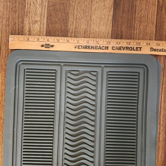 2 Goodyear Back Seat Car Floor Mats All-Weather Rubber For Dirt & Mud Protection - Picture 6 of 6